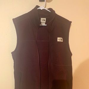 Maroon North Face Vest